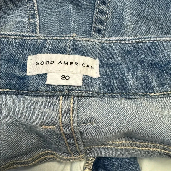 Good American women’s good legs raw step hem skinny jeans size 20 - Picture 8 of 10